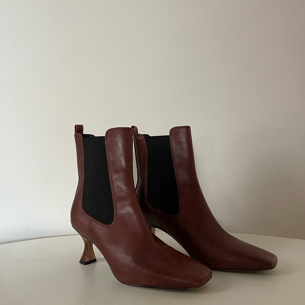 Sam Edelman Square Toe Ankle Boots